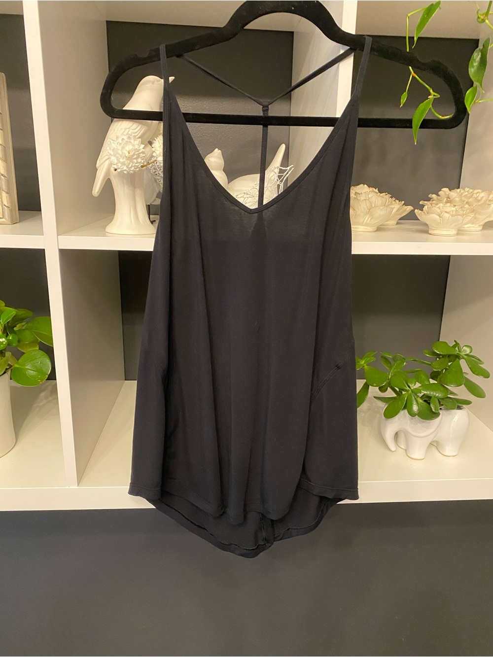 Lululemon Black Racer Tieback Tank Top Size XS - Picture 3 of 7